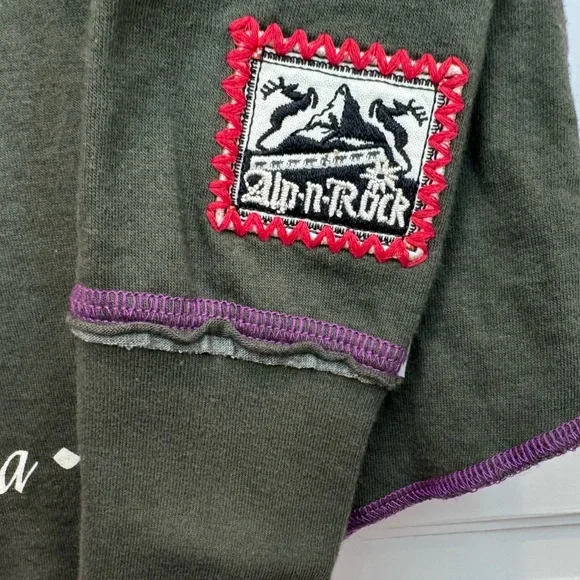 Alp N Rock Napa Valley Embroidered Crew 🍷🍇